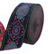 7 Yard Vintage Jacquard Ribbon 1 1/4 Inch Emobridered Woven Ribbon Floral Fabric Trim Fringe Boho Persian Tape for Eid Mubarak Ramadan Sewing Clothing Bag Embellishment Decorations
